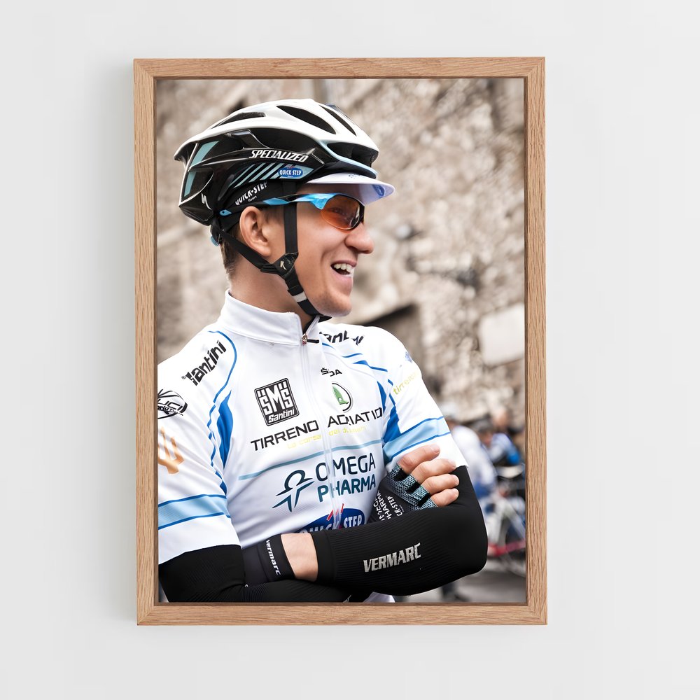 Poster Sourire de la Victoire – affiche Cyclisme (vue 4)